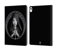 Head Case Designs Officially Licensed Anne Stokes Dark Prayer Art Nouveau Gothic Leather Wallet Case Compatible With Apple iPad Air 13 2024/2025