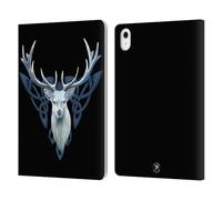 Head Case Designs Officially Licensed Anne Stokes Deer Fantasy 2 Leather Wallet Case Compatible With Apple iPad Air 11 2020/2022/2024/2025
