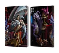 Head Case Designs Officially Licensed Anne Stokes Dragon Charm Mix Fantasy Art Leather Wallet Case Compatible With Apple iPad Pro 12.9 2020/2021/2022