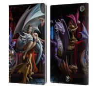 Head Case Designs Officially Licensed Anne Stokes Dragon Charm Mix Fantasy Art Leather Wallet Case Compatible With Amazon Fire Max 11 2023