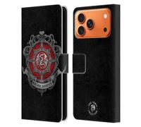 Head Case Designs Officially Licensed Anne Stokes Dragon Crest Fire Tribal Leather Wallet Case Compatible With Apple iPhone 17 Pro Max