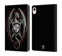 Head Case Designs Officially Licensed Anne Stokes Dragon Defender Mix Fantasy Art Leather Wallet Case Compatible With Apple iPad mini (2021/2024)