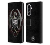 Head Case Designs Officially Licensed Anne Stokes Dragon Defender Mix Fantasy Art Leather Wallet Case Compatible With Samsung Galaxy A56 5G
