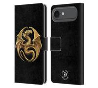 Head Case Designs Officially Licensed Anne Stokes Dragon Medal Fire Tribal Leather Wallet Case Compatible With Apple iPhone 17 Air