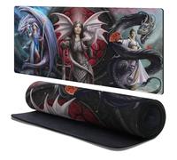 Head Case Designs Officially Licensed Anne Stokes Dragon Strength Fantasy Characters 37.4 x 15.75 x 0.16 inches (900 x 400 mm) - XL Gaming Office Desk PC Keyboard Mouse Mat Pad