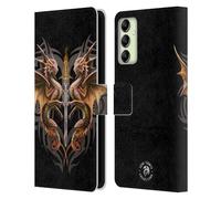Head Case Designs Officially Licensed Anne Stokes Dragon Sword Mix Fantasy Art Leather Wallet Case Compatible With Samsung Galaxy A14 5G
