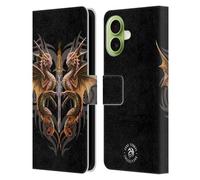 Head Case Designs Officially Licensed Anne Stokes Dragon Sword Mix Fantasy Art Leather Wallet Case Compatible With Apple iPhone 17
