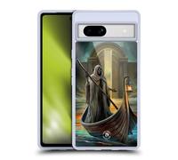 Head Case Designs Officially Licensed Anne Stokes Ferryman Fantasy Collection Gel Case [Military Grade Protection] Compatible With Google Pixel 7a