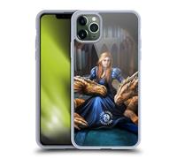 Head Case Designs Officially Licensed Anne Stokes Fierce Loyalty Dragons 3 Gel Case [Military Grade Protection] Compatible With Apple iPhone 11 Pro Max