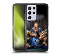 Head Case Designs Officially Licensed Anne Stokes Fierce Loyalty Dragons 3 Ultra-Armoured Shockproof Case [Military Grade Protection] Compatible With Samsung Galaxy S21 Ultra 5G