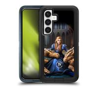 Head Case Designs Officially Licensed Anne Stokes Fierce Loyalty Dragons 3 Ultra-Armoured Shockproof Case [Military Grade Protection] Compatible With Samsung Galaxy S24 5G