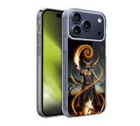 Head Case Designs Officially Licensed Anne Stokes Fire Male Elementals Gel Case [Military Grade Protection] Compatible With Apple iPhone 17 Pro Max