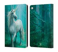 Head Case Designs Officially Licensed Anne Stokes Forest Unicorn Mythical Creatures Leather Wallet Case Compatible With Apple iPad Air 2 (2014)