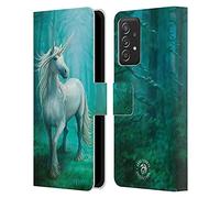 Head Case Designs Officially Licensed Anne Stokes Forest Unicorn Mythical Creatures Leather Wallet Case Compatible With Samsung Galaxy A53 5G (2022)