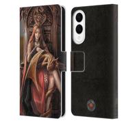 Head Case Designs Officially Licensed Anne Stokes Forever Dragon Friendship Leather Wallet Case Compatible With Samsung Galaxy S25 Edge