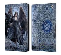 Head Case Designs Officially Licensed Anne Stokes Full With Pattern Raven Leather Wallet Case Compatible With Fire HD 8/Fire HD 8 Plus 2020