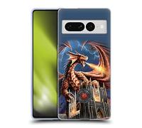 Head Case Designs Officially Licensed Anne Stokes Fury Dragons Gel Case [Military Grade Protection] Compatible With Google Pixel 7 Pro