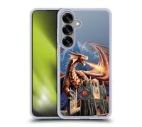 Head Case Designs Officially Licensed Anne Stokes Fury Dragons Gel Case [Military Grade Protection] Compatible with Samsung Galaxy S25+ and Compatible with MagSafe