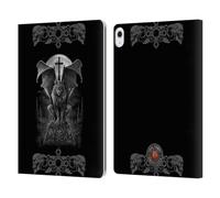 Head Case Designs Officially Licensed Anne Stokes Gargoyle Tribal Leather Wallet Case Compatible With Apple iPad Air 13 2024/2025