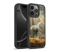 Head Case Designs Officially Licensed Anne Stokes Glimpse of a Unicorn Mythical Creatures Gel Armour Case [Military Grade Protection] Compatible With Apple iPhone 16 Pro