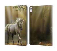 Head Case Designs Officially Licensed Anne Stokes Glimpse of a Unicorn Mythical Creatures Leather Wallet Case Compatible With Apple iPad Air 13 2024/2025