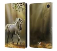 Head Case Designs Officially Licensed Anne Stokes Glimpse of a Unicorn Mythical Creatures Leather Wallet Case Compatible With Amazon Fire 7 2022