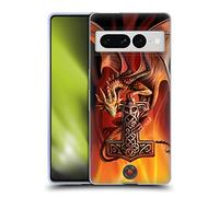 Head Case Designs Officially Licensed Anne Stokes God's Hammer Guardian Dragons Gel Case [Military Grade Protection] Compatible With Google Pixel 7 Pro