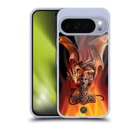 Head Case Designs Officially Licensed Anne Stokes God's Hammer Guardian Dragons Gel Case [Military Grade Protection] Compatible with Google Pixel 10 Pro XL and Compatible with MagSafe