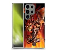 Head Case Designs Officially Licensed Anne Stokes God's Hammer Guardian Dragons Hard Back Case Compatible With Samsung Galaxy S24 Ultra 5G