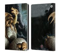 Head Case Designs Officially Licensed Anne Stokes Golden Treasures Dragons Leather Wallet Case Compatible With Fire HD 8/Fire HD 8 Plus 2020