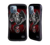 Head Case Designs Officially Licensed Anne Stokes Gothic Dragon Tribal Hybrid Case Compatible With Apple iPhone 13