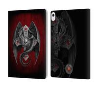 Head Case Designs Officially Licensed Anne Stokes Gothic Dragon Tribal Leather Wallet Case Compatible With Apple iPad Air 13 2024/2025