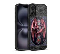 Head Case Designs Officially Licensed Anne Stokes Gothic Guardian Tribal Gel Armour Case [Military Grade Protection] Compatible With Apple iPhone 16