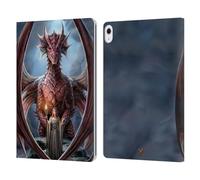 Head Case Designs Officially Licensed Anne Stokes Guardian Dragon Friendship Leather Wallet Case Compatible With Apple iPad Air 13 2024/2025
