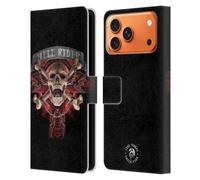 Head Case Designs Officially Licensed Anne Stokes Hell Rider Fire Tribal Leather Wallet Case Compatible With Apple iPhone 17 Pro Max