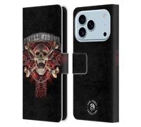 Head Case Designs Officially Licensed Anne Stokes Hell Rider Fire Tribal Leather Wallet Case Compatible With Apple iPhone 17 Pro