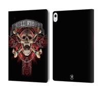 Head Case Designs Officially Licensed Anne Stokes Hell Rider Fire Tribal Leather Wallet Case Compatible With Apple iPad Air 13 2024/2025
