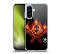 Head Case Designs Officially Licensed Anne Stokes Hell Skull Fire Tribal Gel Case [Military Grade Protection] Compatible With Samsung Galaxy A36 5G