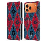 Head Case Designs Officially Licensed Anne Stokes Heraldry Fire Tribal Leather Wallet Case Compatible With Apple iPhone 17 Pro Max