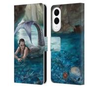 Head Case Designs Officially Licensed Anne Stokes Hidden Depths Mermaid And Angels Leather Wallet Case Compatible With Samsung Galaxy S25 Edge