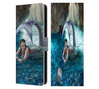 Head Case Designs Officially Licensed Anne Stokes Hidden Depths Mermaid And Angels Leather Wallet Case Compatible With Samsung Galaxy S25 FE