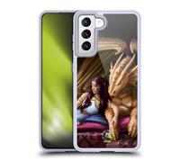 Head Case Designs Officially Licensed Anne Stokes Inner Sanctum Dragon Fantasy Characters Gel Case [Military Grade Protection] Compatible with Samsung Galaxy S21 5G and Compatible with MagSafe