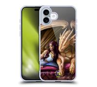 Head Case Designs Officially Licensed Anne Stokes Inner Sanctum Dragon Fantasy Characters Gel Case [Military Grade Protection] Compatible with Apple iPhone 16 Plus and Compatible with MagSafe