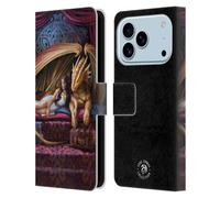 Head Case Designs Officially Licensed Anne Stokes Inner Sanctum Dragons 5 Leather Wallet Case Compatible With Apple iPhone 17 Pro