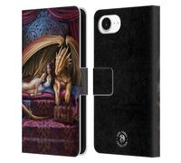 Head Case Designs Officially Licensed Anne Stokes Inner Sanctum Dragons 5 Leather Wallet Case Compatible With Apple iPhone 16e