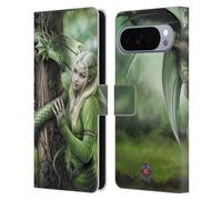 Head Case Designs Officially Licensed Anne Stokes Kindred Spirits Dragon Friendship Leather Wallet Case Compatible With Google Pixel 10 Pro XL