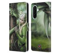 Head Case Designs Officially Licensed Anne Stokes Kindred Spirits Dragon Friendship Leather Wallet Case Compatible With Samsung Galaxy A26 5G