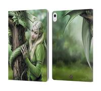 Head Case Designs Officially Licensed Anne Stokes Kindred Spirits Dragon Friendship Leather Wallet Case Compatible With Apple iPad Air 13 2024/2025