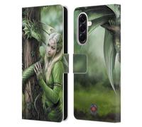 Head Case Designs Officially Licensed Anne Stokes Kindred Spirits Dragon Friendship Leather Wallet Case Compatible With Samsung Galaxy A56 5G