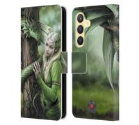 Head Case Designs Officially Licensed Anne Stokes Kindred Spirits Dragon Friendship Leather Wallet Case Compatible With Samsung Galaxy S24 5G